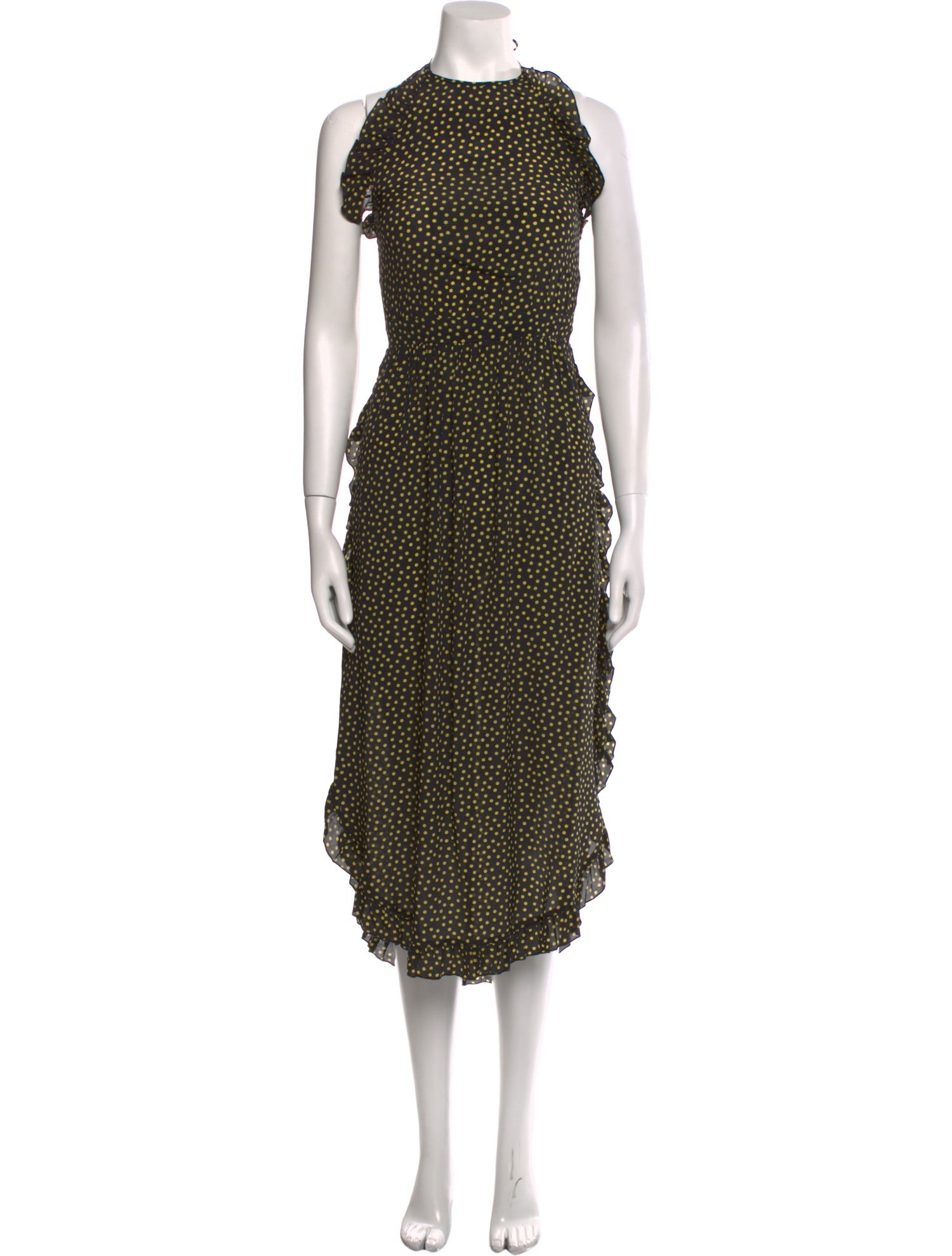 See by Chloé Polka Dot Print Knee-Length Dress
