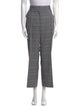 See by Chloé Plaid Print Wide Leg Pants