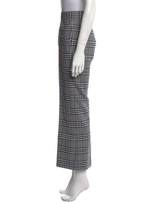See by Chloé Plaid Print Wide Leg Pants