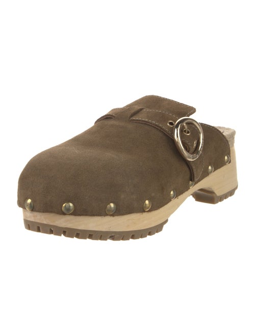 See by Chloé Suede Studded Accents Mules