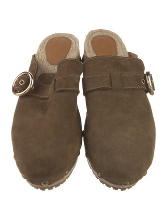 See by Chloé Suede Studded Accents Mules