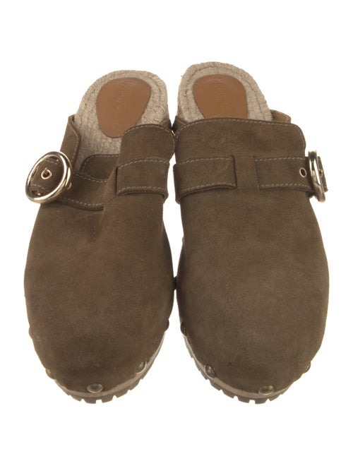 See by Chloé Suede Studded Accents Mules