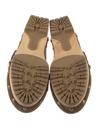 See by Chloé Suede Studded Accents Mules