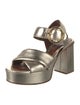 See by Chloé Leather Slingback Sandals