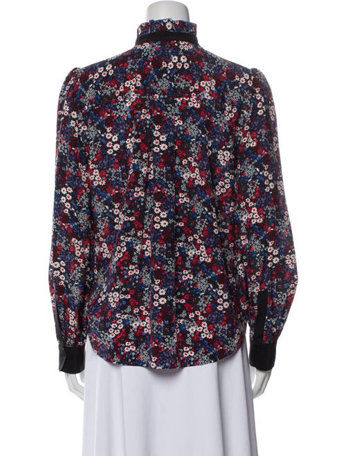 See by Chloé Silk Floral Print Blouse
