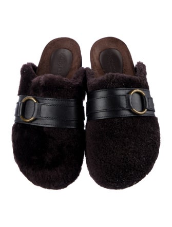 See by Chloé Shearling Mules