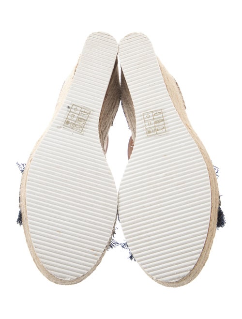 See by Chloé Denim Fringe Trim Accent Espadrilles