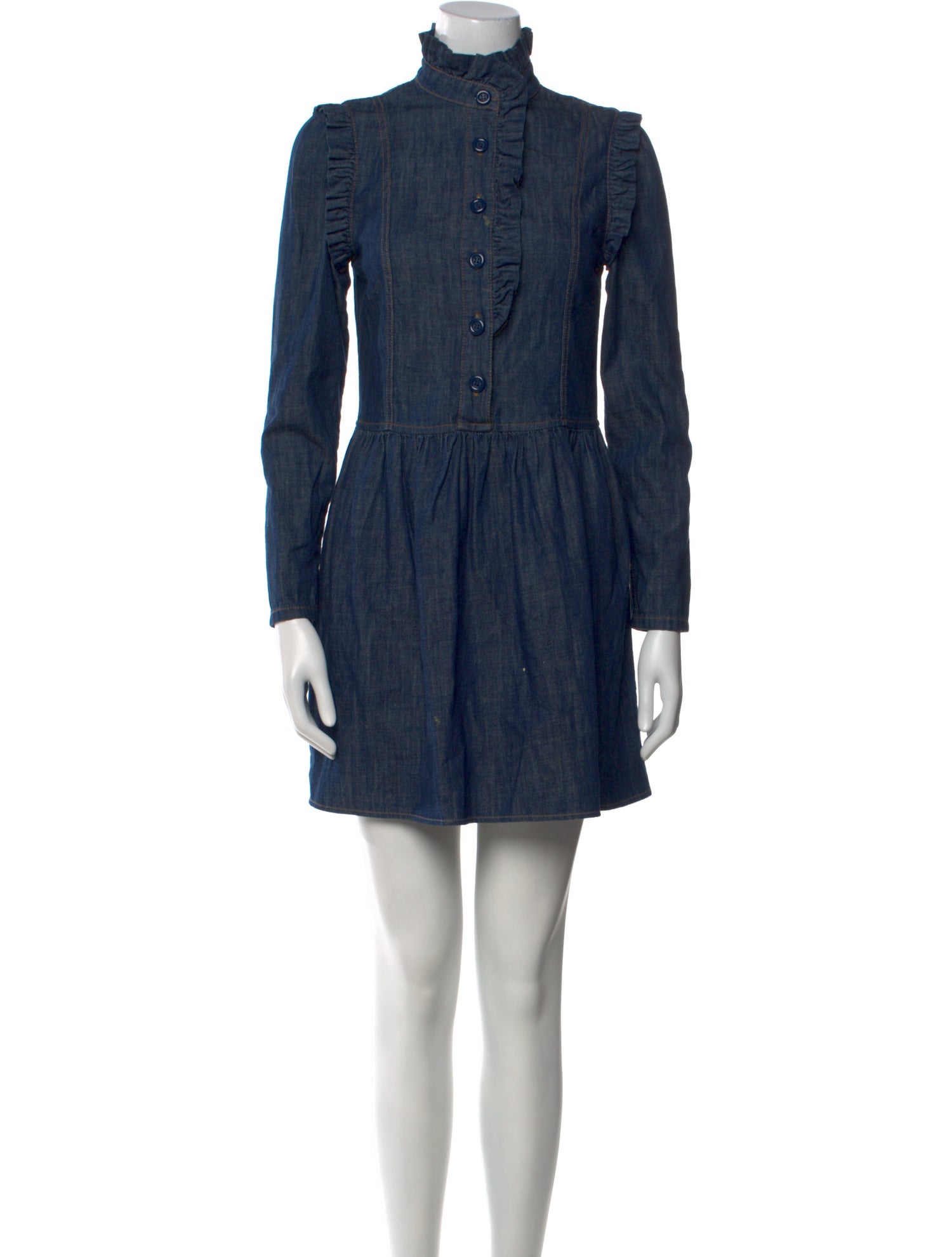 See by Chloé Mock Neck Mini Dress