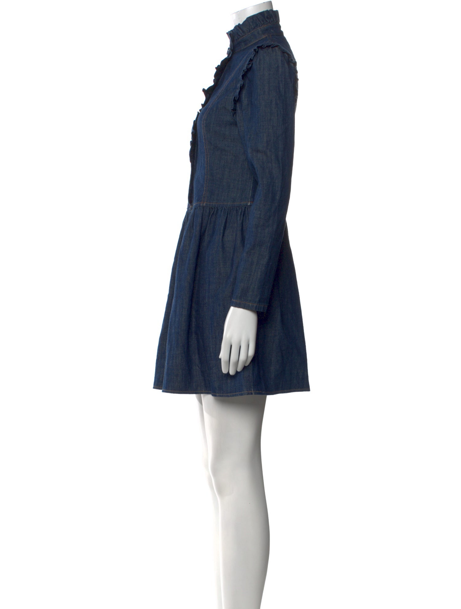 See by Chloé Mock Neck Mini Dress