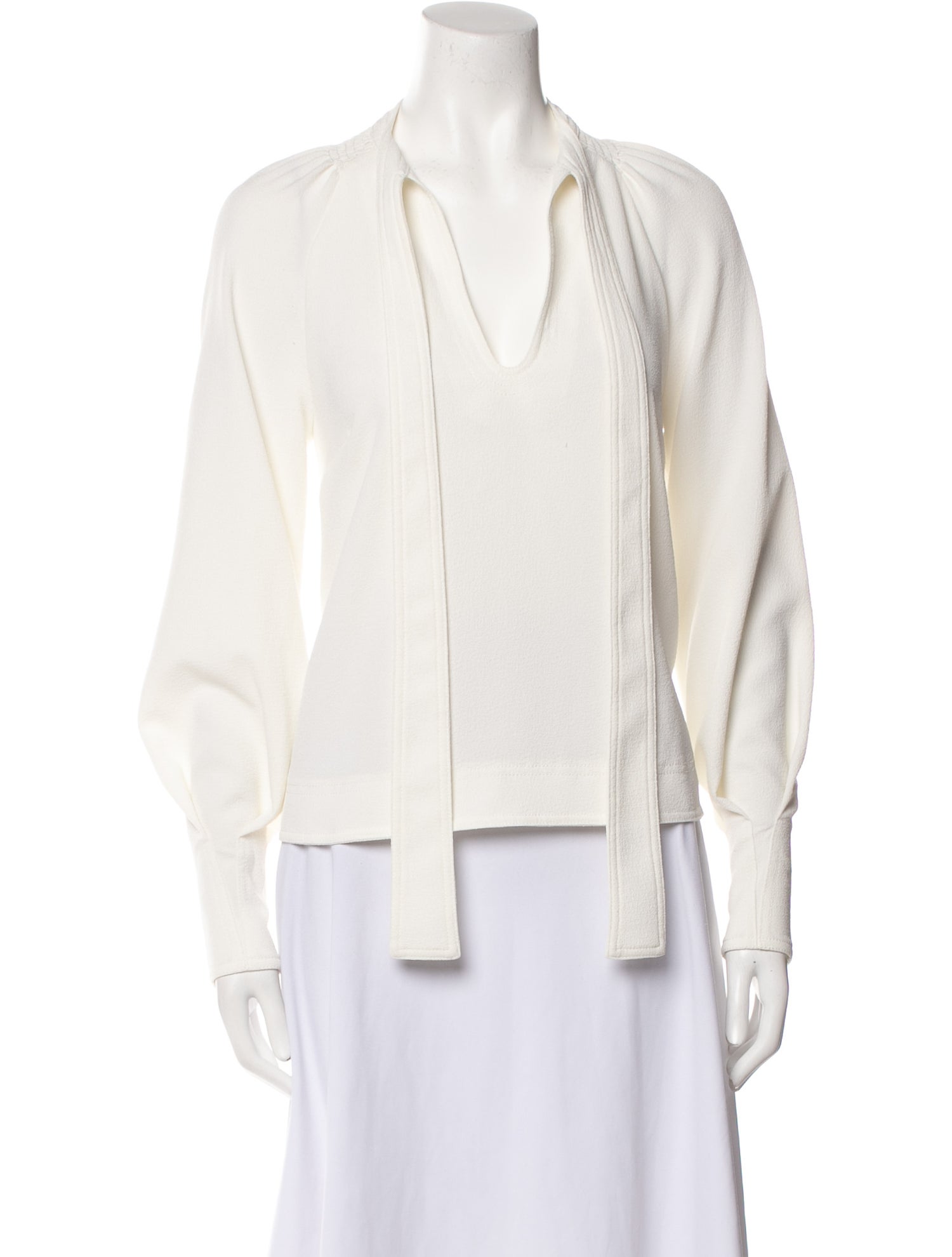 See by Chloé V-Neck Long Sleeve Top