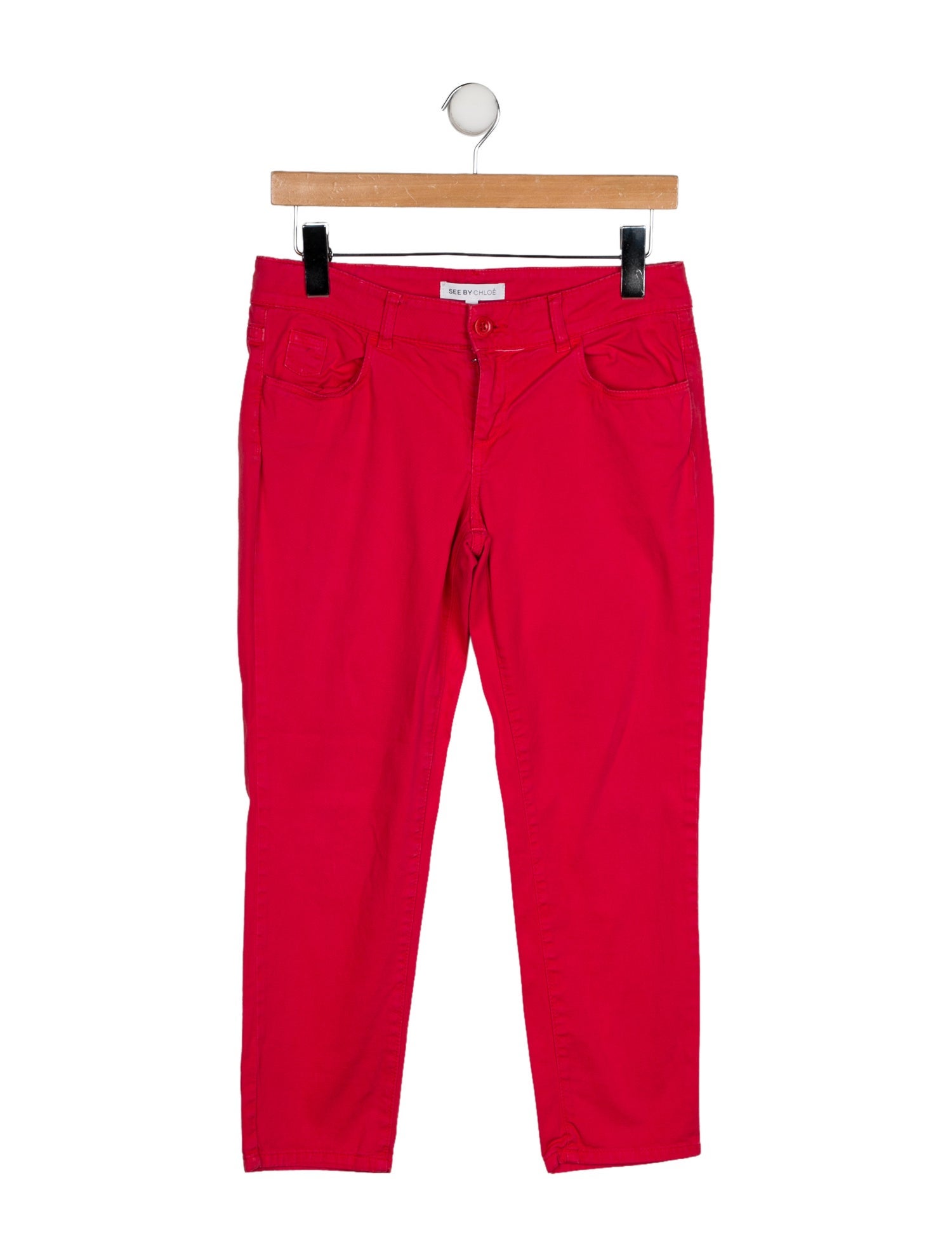 See by Chloé Low-Rise Skinny Leg Jeans