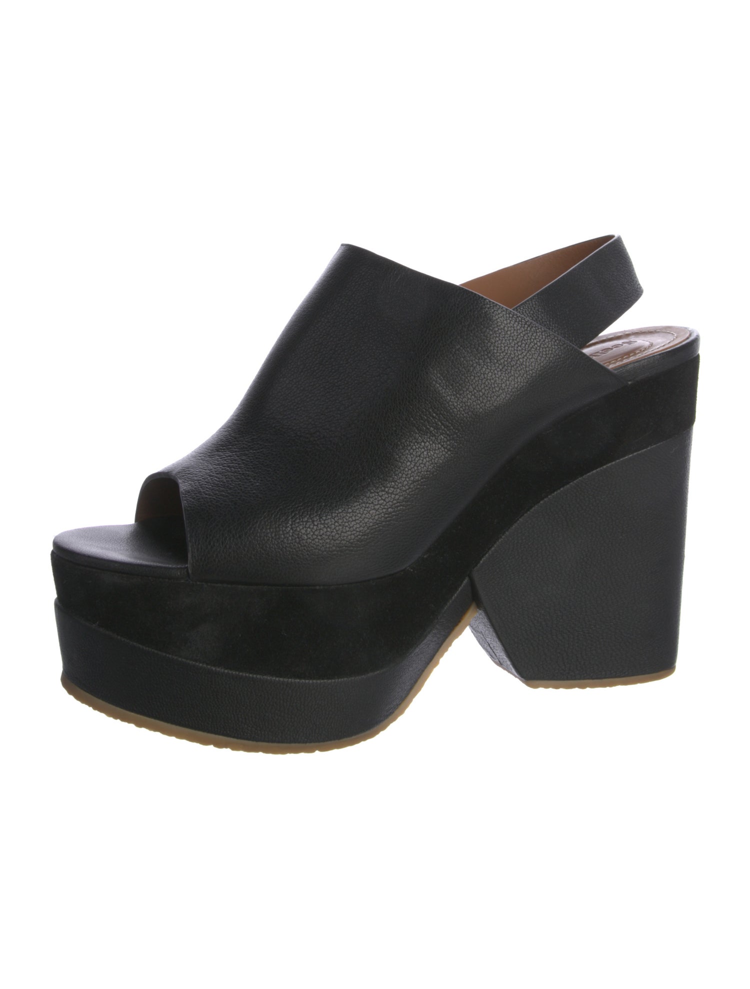 See by Chloé Leather Slingback Sandals