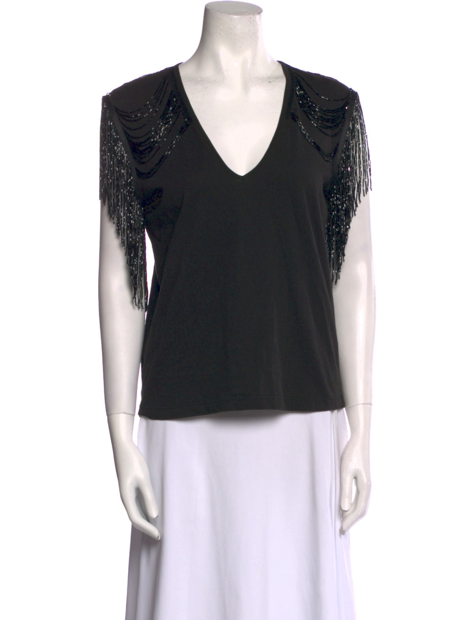 See by Chloé V-Neck Short Sleeve Top