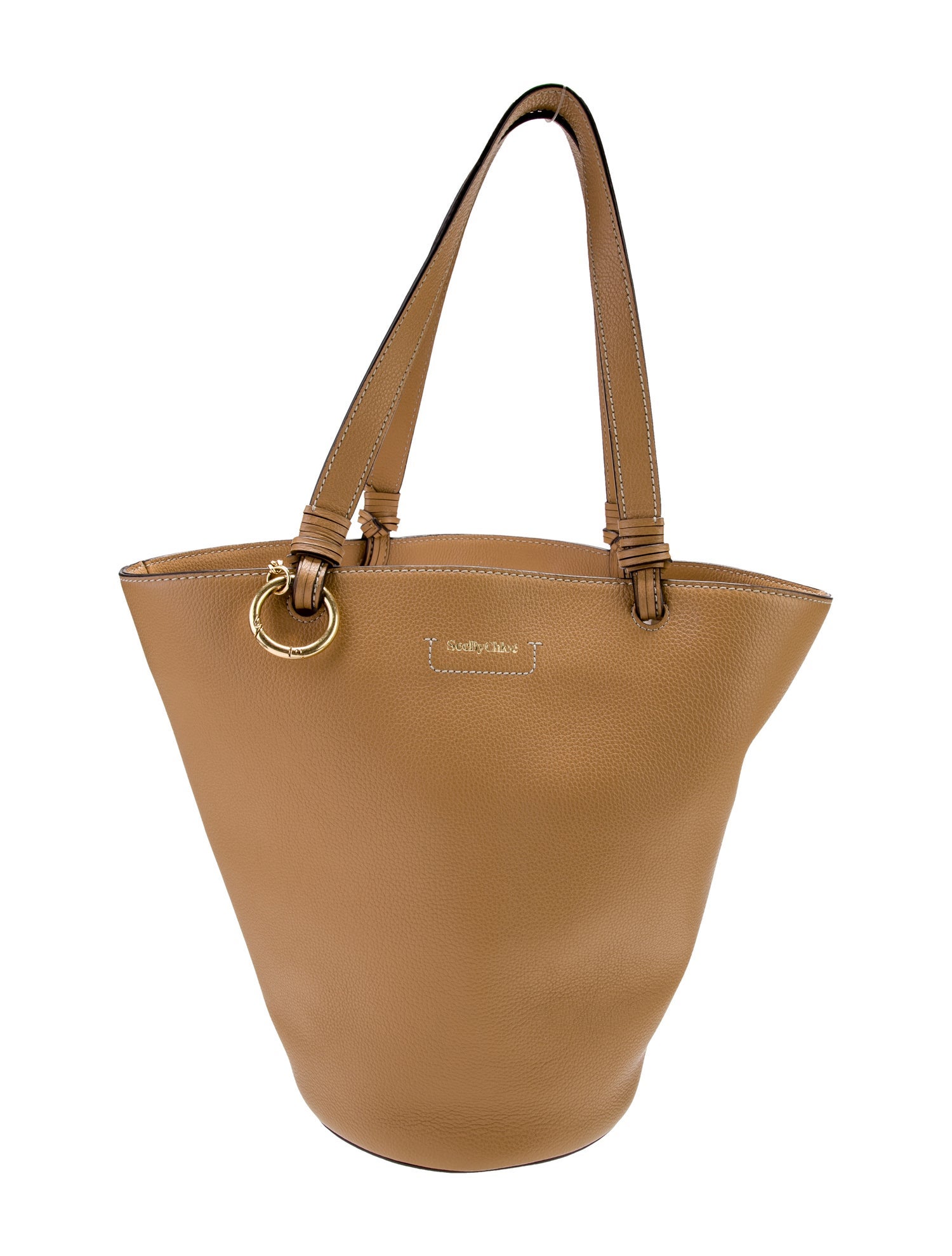 See by Chloé Leather Bucket Bag