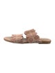 See by Chloé Suede Embroidered Accent Slides