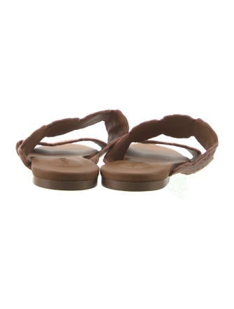 See by Chloé Suede Embroidered Accent Slides