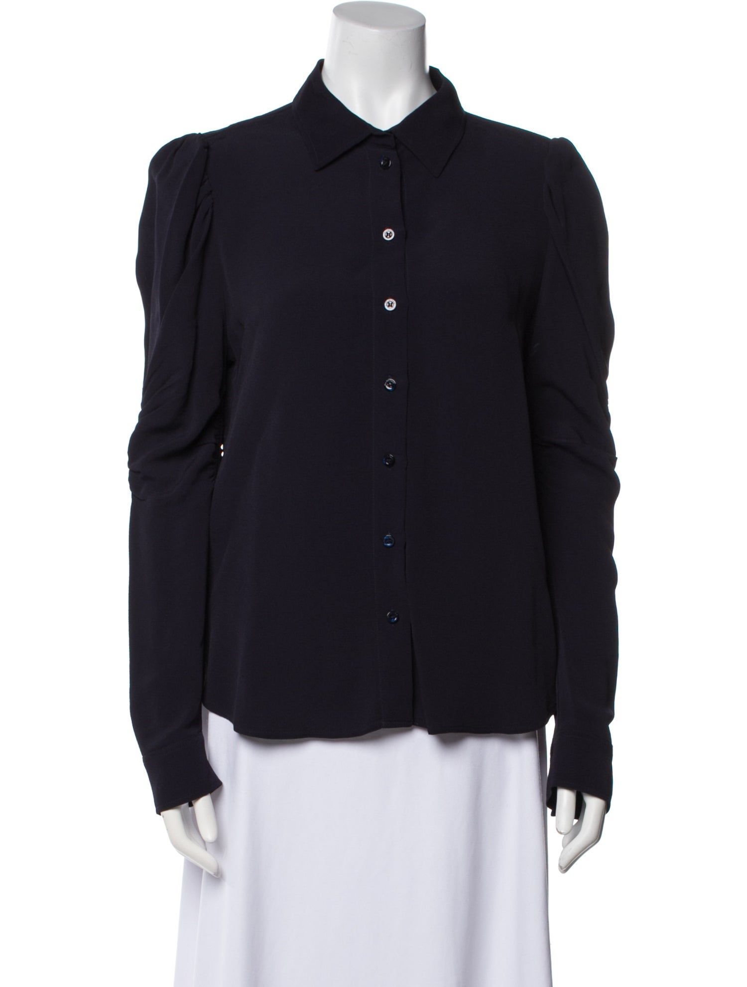 See by Chloé Long Sleeve Button-Up Top