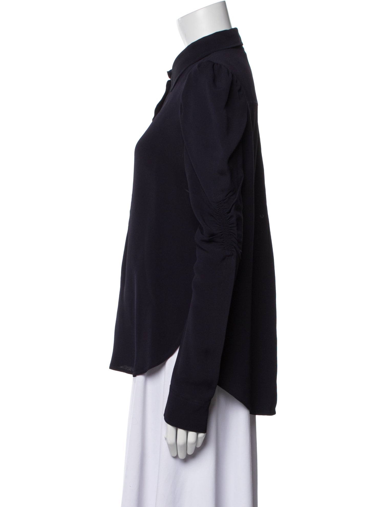 See by Chloé Long Sleeve Button-Up Top