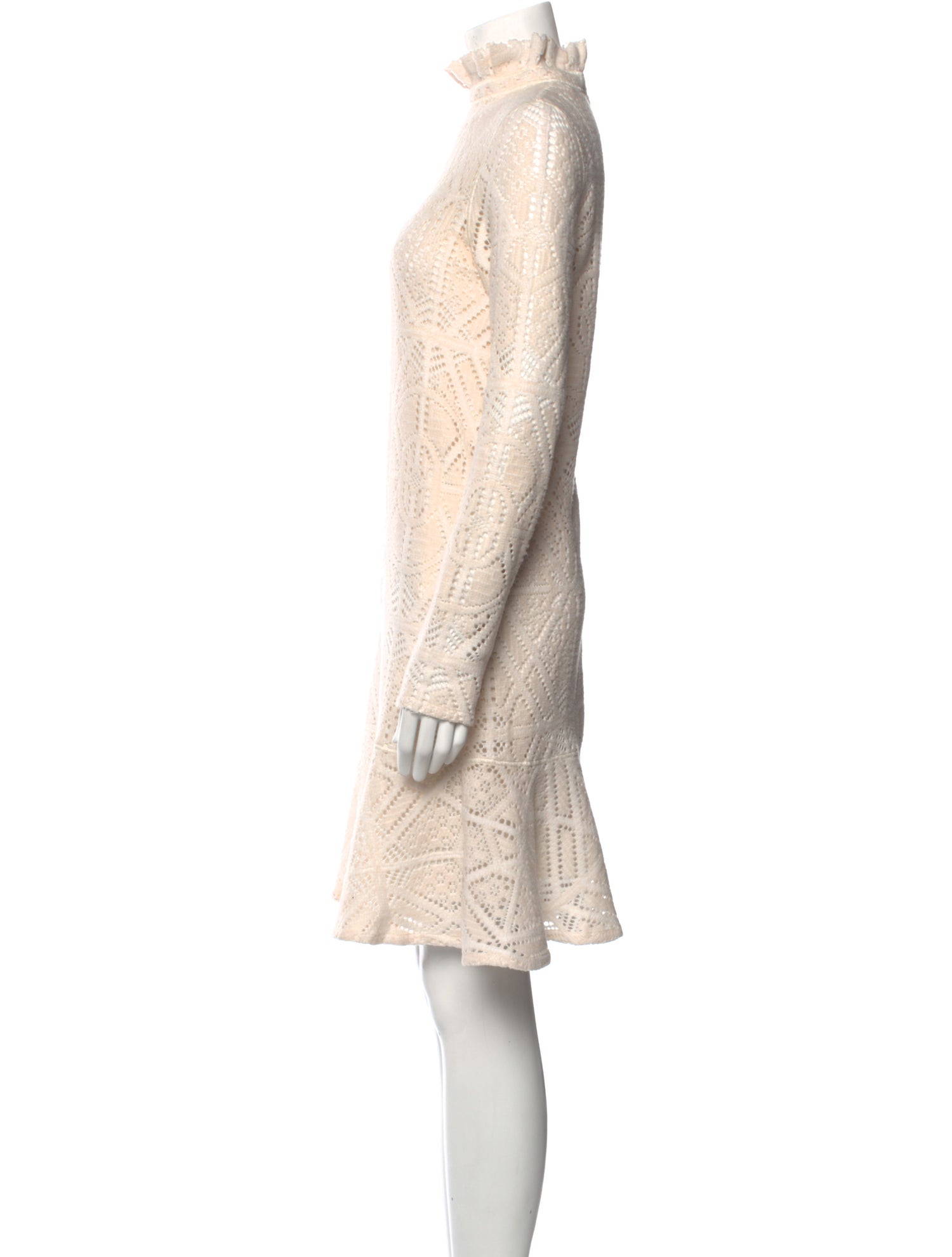 See by Chloé Lace Pattern Knee-Length Dress