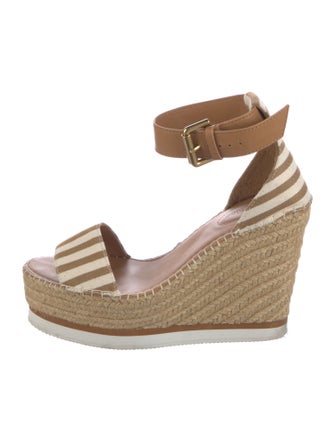 See by Chloé Canvas Striped Espadrilles