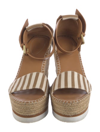 See by Chloé Canvas Striped Espadrilles