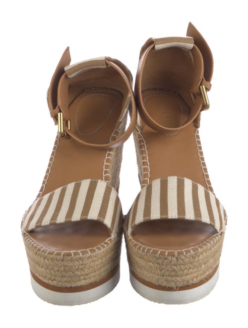 See by Chloé Canvas Striped Espadrilles
