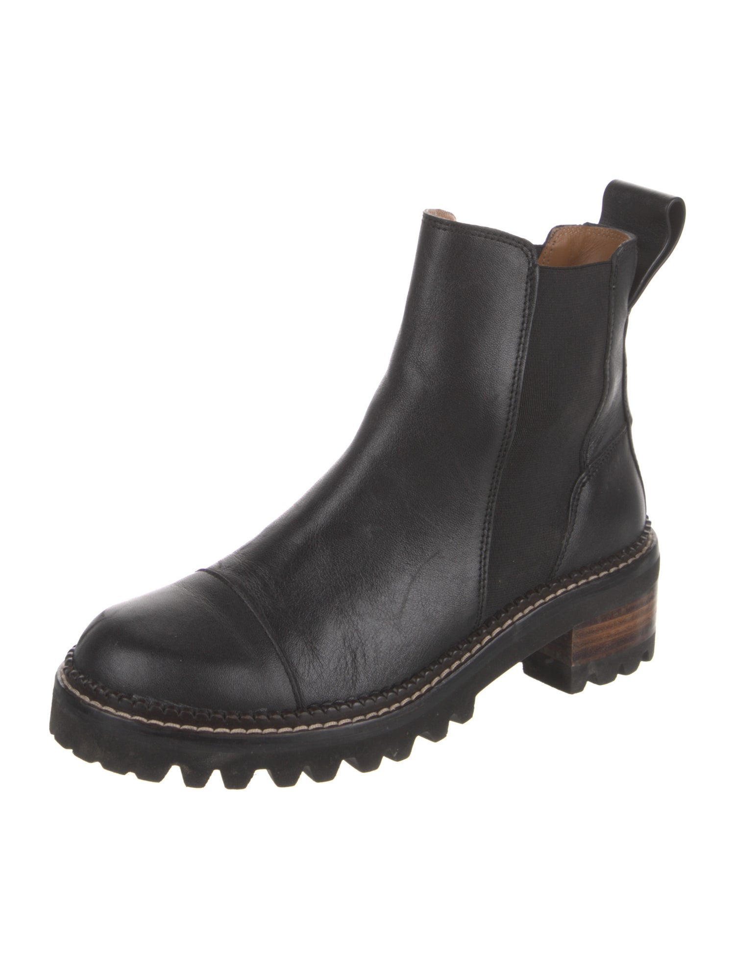 See by Chloé Leather Chelsea Boots