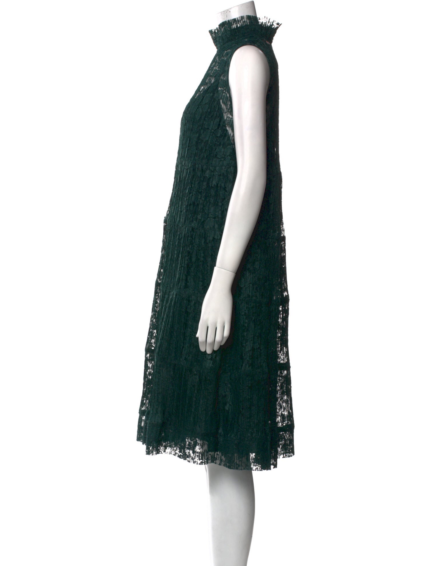 See by Chloé Mock Neck Knee-Length Dress