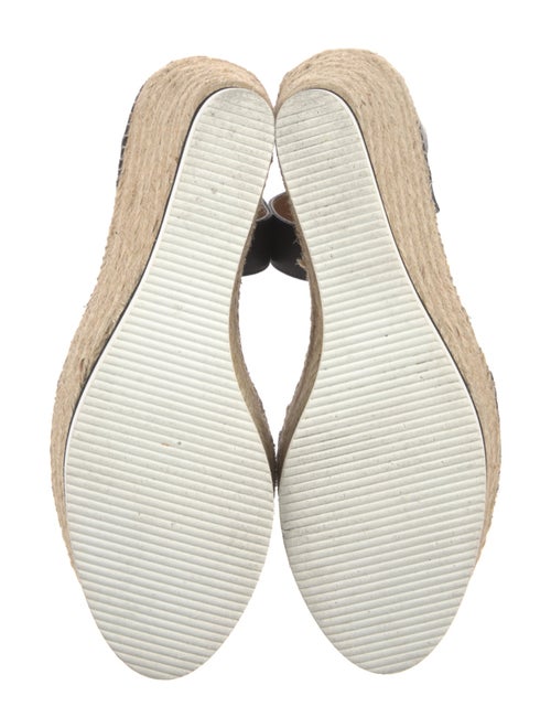 See by Chloé Leather Whipstitch Trim Espadrilles