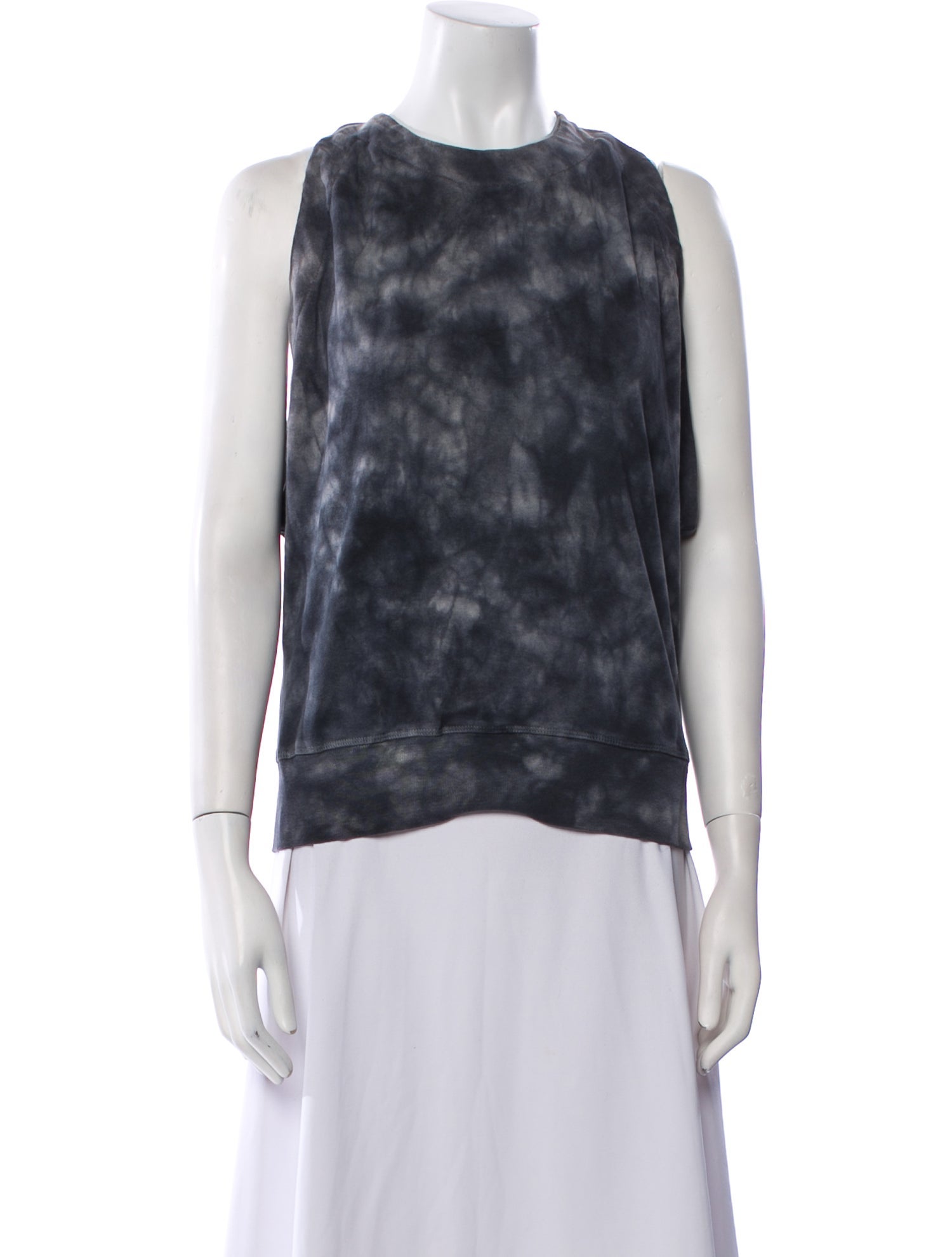 See by Chloé Tie-Dye Print Crew Neck Top