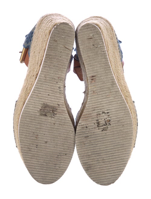 See by Chloé Suede Colorblock Pattern Espadrilles