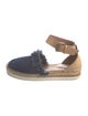 See by Chloé Denim Colorblock Pattern Espadrilles