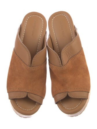 See by Chloé Suede Studded Accents Slides