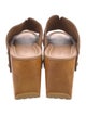 See by Chloé Suede Studded Accents Slides