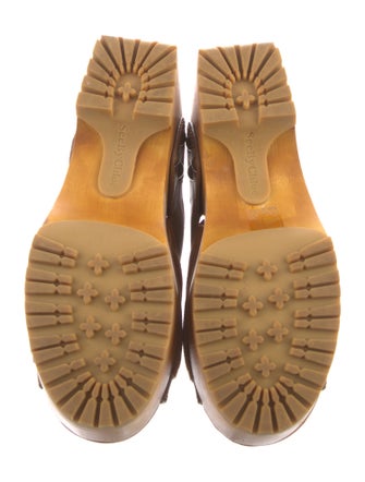 See by Chloé Suede Studded Accents Slides