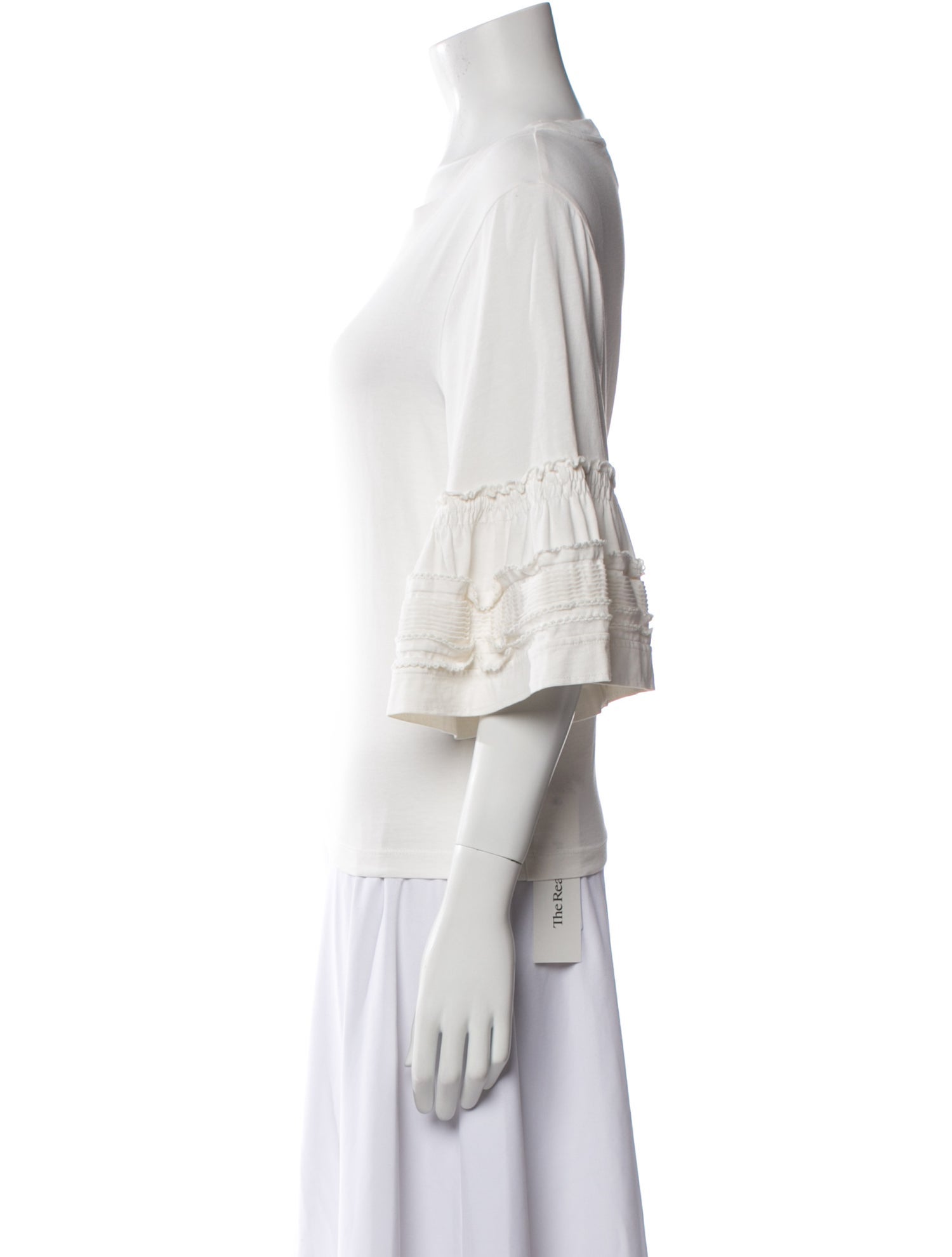 See by Chloé Bateau Neckline Long Sleeve Top