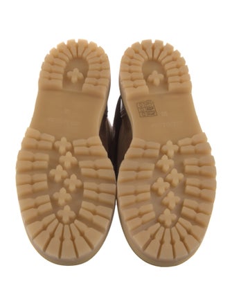 See by Chloé Suede Colorblock Pattern Hiking Boots