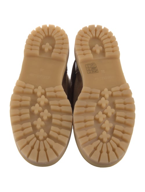 See by Chloé Suede Colorblock Pattern Hiking Boots