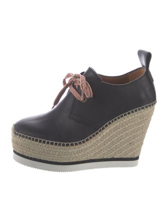 See by Chloé Leather Wedge Sneakers