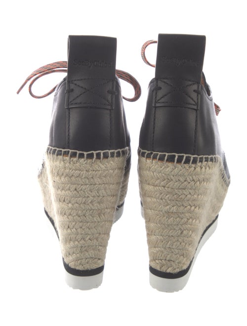 See by Chloé Leather Wedge Sneakers