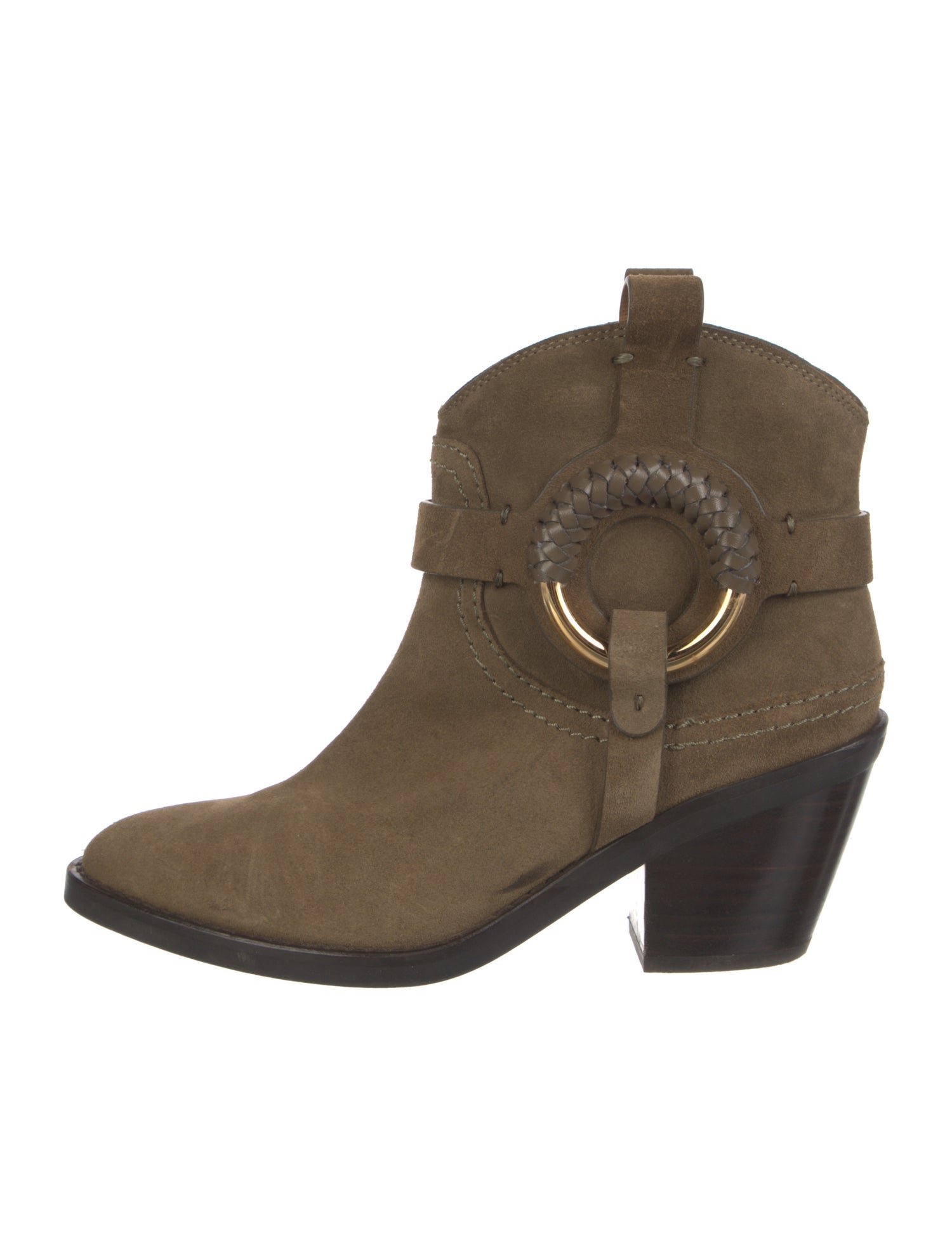 See by Chloé Suede Western Boots