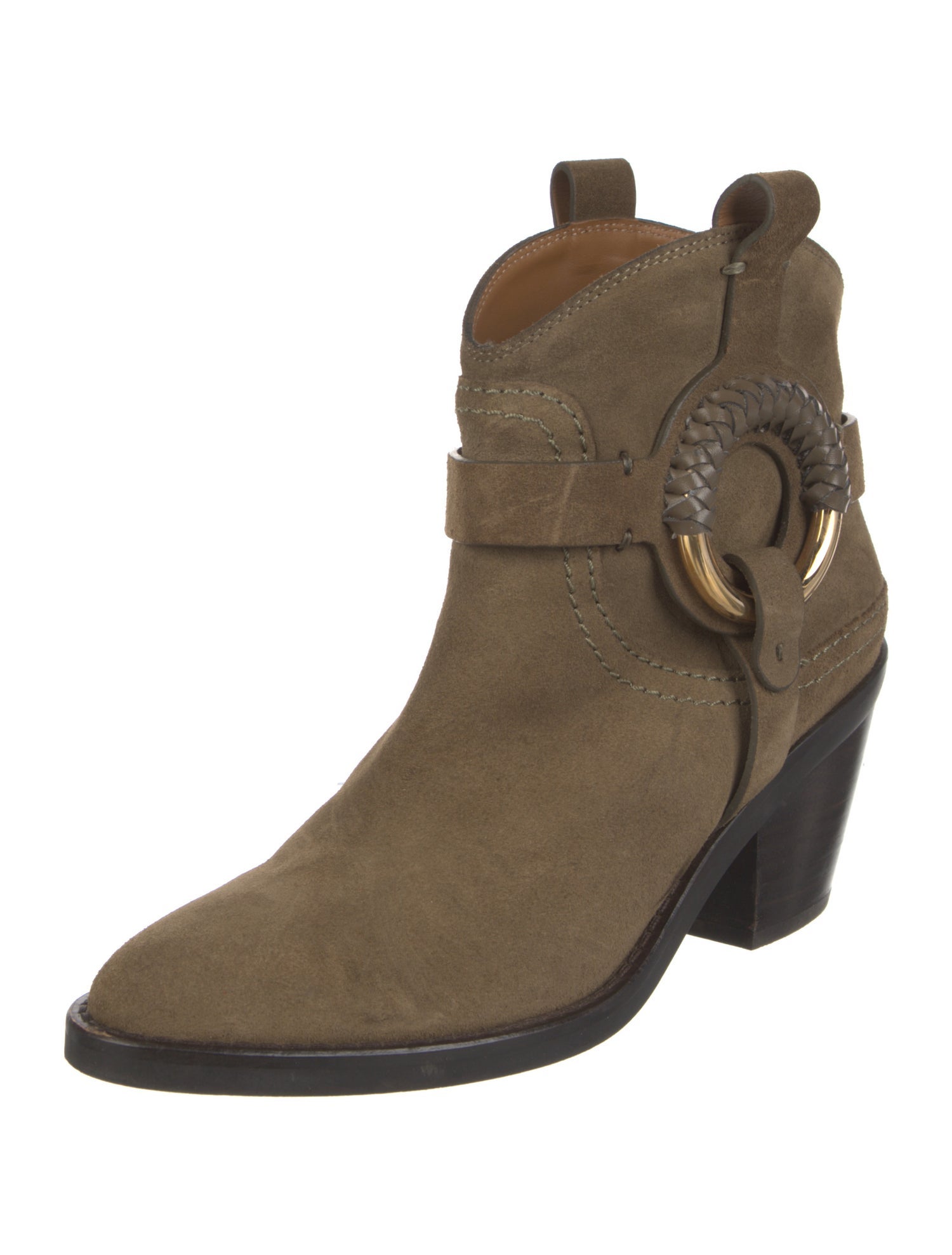 See by Chloé Suede Western Boots