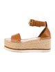 See by Chloé Leather Cutout Accent Espadrilles