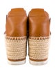 See by Chloé Leather Cutout Accent Espadrilles