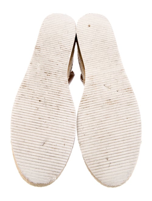 See by Chloé Leather Cutout Accent Espadrilles
