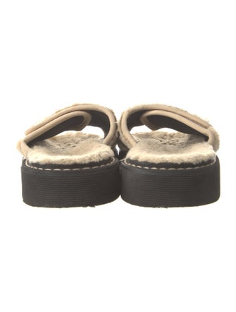 See by Chloé Shearling Slides