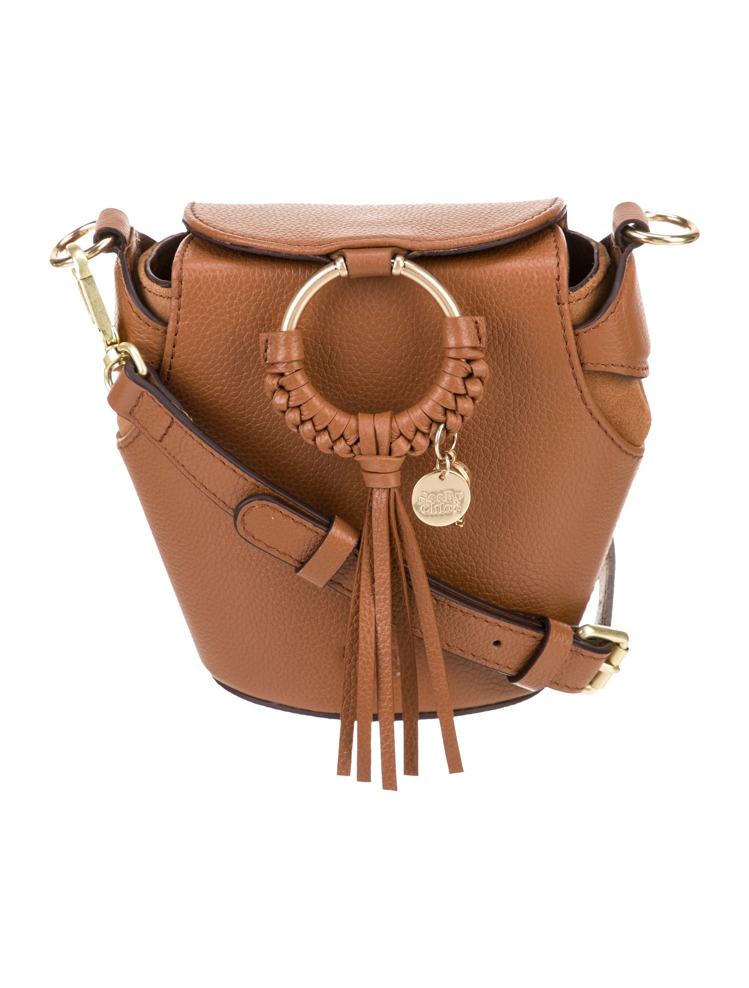 See by Chloé Leather Bucket Bag