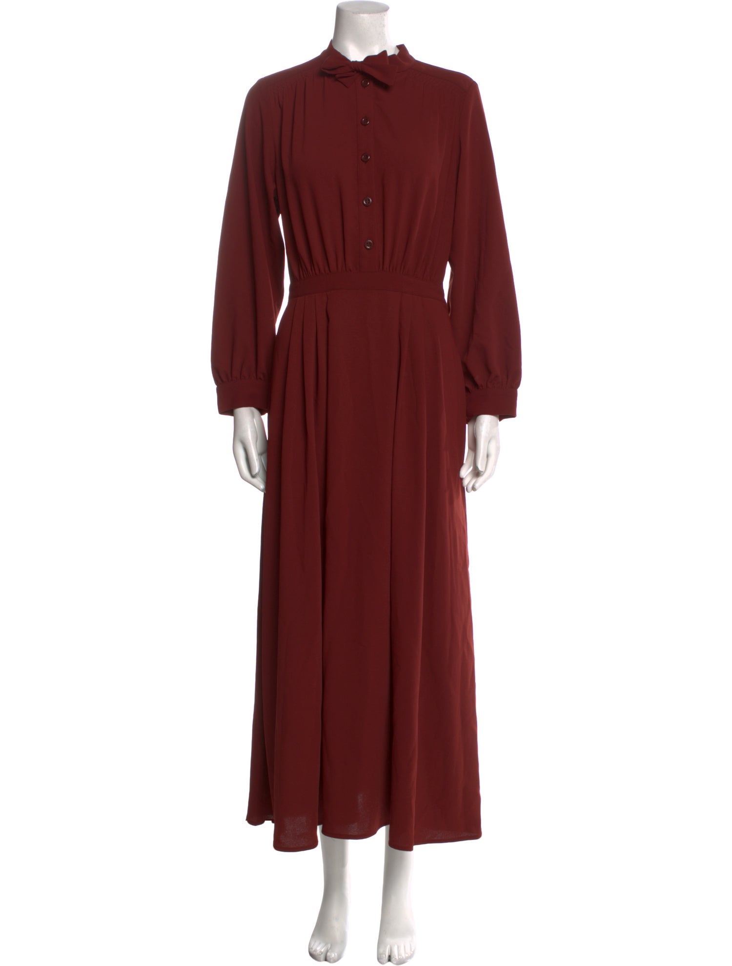 See by Chloé Mock Neck Long Dress