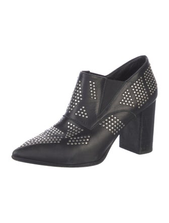 See by Chloé Leather Studded Accents Pumps