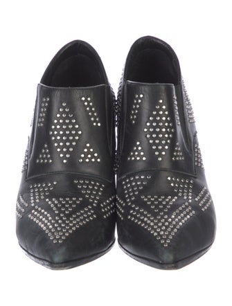 See by Chloé Leather Studded Accents Pumps